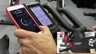 Life Fitness  ICG Training App demo for IC7 indoor bikes [upl. by Lukasz]