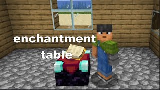 Making a enchantment table in minecraft [upl. by Madelle382]