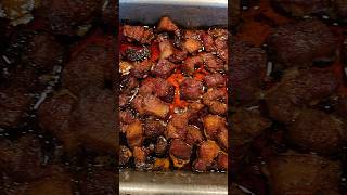 Burnt Ends pork belly bites cooking pitboss porkbelly [upl. by Brogle]