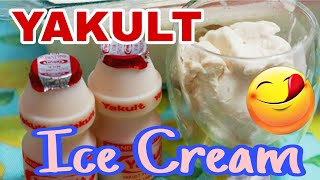 How to make YAKULT ice cream Easy steps [upl. by Aderf343]