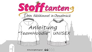 Schnittmuster Anleitung quotTeamHoodiequot [upl. by Joyan275]