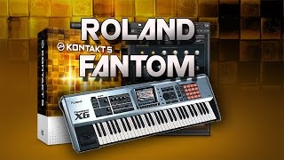 LIBRERIA DE ROLAND FANTOM PARA KONTAKT [upl. by Zorana]