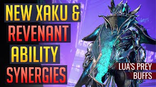 Warframe  XAKUREVENANT New Ability Interactions  Lua’s Prey Buffs [upl. by Salinas366]