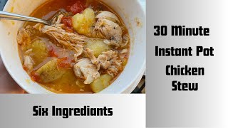 Easiest Pressure Cooker Chicken Stew Recipe Instant Pot [upl. by Wandis]