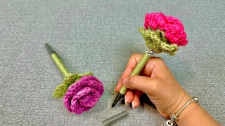 LAPICEROS DECORADOS A CROCHET [upl. by Salvucci323]