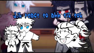 Jujutsu kaisen react to🤯мега жеска lazy ahss 🇷🇺🇺🇲 [upl. by Iturk]