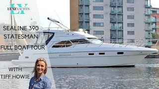 SEALINE 390 STATESMAN  Full Boat Tour  For Sale With Luxe Yachts [upl. by Krisha568]