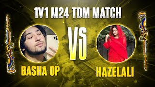 619 basha vs Hazelali  1v1 TDM  full chas wala scene Pubg mobile [upl. by Anirak]