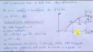 Video Tutorial di Matematica  Differenziale di una funzione [upl. by Attiuqihc416]