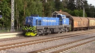 First commercial Fennia Rail freight train from Kemijärvi to Kotka [upl. by Idid764]