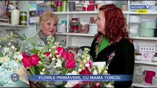 Stirile Kanal D  Florile primaverii cu mama Tonciu  Editie de pranz [upl. by Anoid]