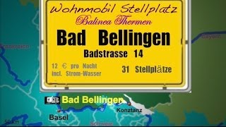 Wo Mo Stellplatz Bad Bellingen  Baden Württemberg [upl. by Ecadnarb18]