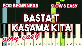 DINGDONG AVANZADO  BASTAT KASAMA KITA  SLOW amp EASY PIANO TUTORIAL [upl. by Lhadnek]