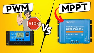 Régulateur de Charge Panneau Solaire PWM VS MPPT ➡️ Lequel choisir [upl. by Inhoj]