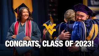 Hugs smiles tears  WVU Graduation 2023 [upl. by Hershell]