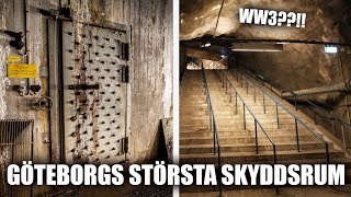 GÖTEBORGS STÖRSTA SKYDDSRUM BLIR DET KRIG SNART [upl. by Milone]