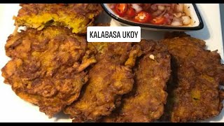 Vegetable Fritters  OKOY Recipe  Kalabasa UKOY  Murang Ulam  theresa ofw [upl. by Mloc]