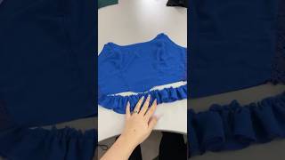 PART 1  Tutorial Kleid zu Korsetttop ✂️💙 nähen korsett schnittmuster modedesign upcycling [upl. by Alih]