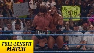 FULLLENGTH MATCH SmackDown  Triple H vs The Rock  WWE Championship [upl. by Omura]