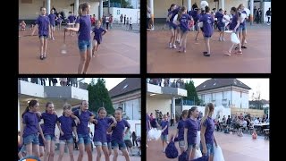 Fête de la St Jean à Serémange tenue par le club de twirling les Violettes [upl. by Graces]