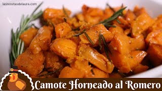 Camote al Horno con Romero para Thanksgiving 🦃 Comidas Saludables [upl. by Alicirp549]