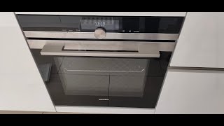 Review Siemens conventional oven with full steam  HS658GXS1  The Crazy Chef [upl. by Treb]