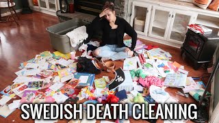 SWEDISH DEATH CLEANING Decluttering Sentimental Items Death Cleaning My Hardest Items This Works [upl. by Yrreb186]