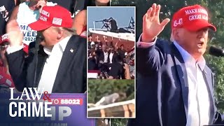 Every Video of Donald Trumps Assassination Attempt and Aftermath [upl. by Etteuqal]