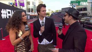 Ansel Elgort Red Carpet Interview  AMAs 2014 [upl. by Elden]