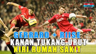 Steven Gerrard dan Riise  Duet Power Shooter terbaik di Liverpool  Rie Football [upl. by Ahsenyl]