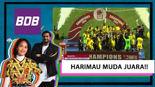 Harimau Muda julang piala di bumi Singapura  Berbulu dengan Burn  Arena 2 [upl. by Katha]