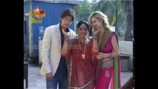 On location of TV Serial Firangi Bahu meet the new family 1 [upl. by Irek]