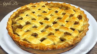 APPLE PIE Recipe  How to make LATTICE  WOVEN Pie Top [upl. by Elisa]