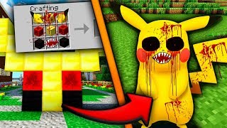 INVOCO A PIKACHUEXE EN MINECRAFT Y MIRA LO QUE PASA 😱 [upl. by Karlik]