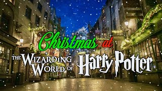 All Things Christmas at the Wizarding World of Harry Potter  Universal Orlando [upl. by Renrut]