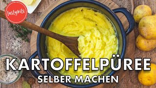 Kartoffelpüree selber machen  Omas Rezept für cremigen Kartoffelbrei [upl. by Helbonnas]