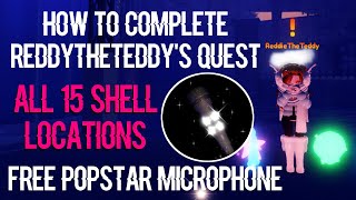 How To Complete Shell Quest ALL 15 LOCATIONS For FREE Popstar Microphone Royale High New Years 2022 [upl. by Akeemat]