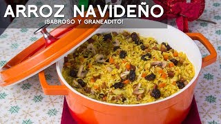 ARROZ NAVIDEÑO  COMIDA PERUANA  RECETA DE ACOMERPE [upl. by Hobard]