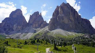 Wandern in den Dolomiten Die Langkofelscharte Val Gardena Sassolungo  Grödnertal Langkofel [upl. by Verena5]