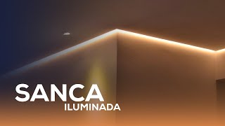 Luz no teto Aprenda a fazer sanca iluminada [upl. by Ojela676]