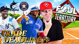 Predicting The MLB TRADE DEADLINE with Foul Territory [upl. by Aruabea867]