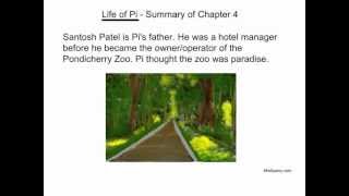 Life of Pi  Summary of Chapter 4 [upl. by Crescen]