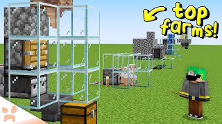 10 Minecraft Farms In 10 Minutes [upl. by Dduj]