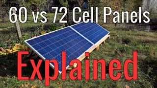 60 vs 72 Cell Solar Panels Explained [upl. by Ileek118]