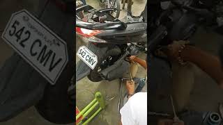 Yamaha Mio Gravis Change oil check engine [upl. by Sufur]