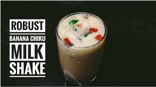 Robusta banana chiku milk shake neshasherincooking99 [upl. by Tarfe]