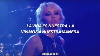 Miley Cyrus  Nothing Else Matters  subtitulado español [upl. by Ilzel792]