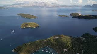 Nidri port islands panorama Lefkada Greece [upl. by Woodman]