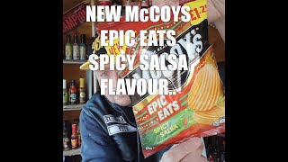 NEW McCOYS Epic Eats Spicy Salsa flavour review mccoys crisps spicysalsa snackreviews new [upl. by Mccandless60]