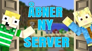 ÅBNER NY SERVER  MeNation Dansk Minecraft [upl. by Aihsatan952]